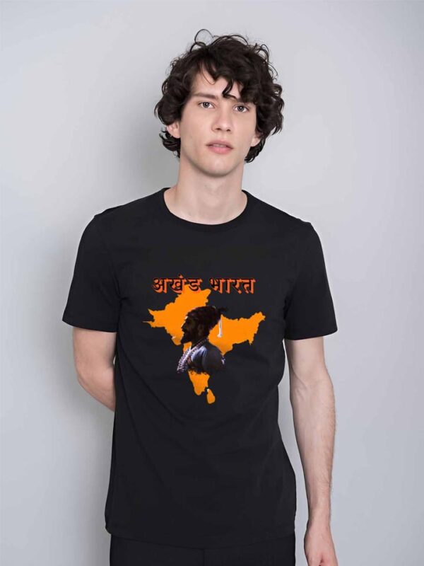 Half round (Aakhand Bharat) T-Shirt