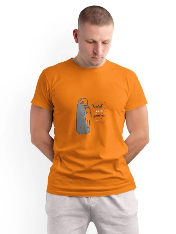 Animated Ghost print on the front T-shirt - Image 3
