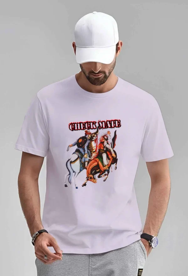 Maharana Pratap vs. Behlol Khan: Haldighati Battle Tribute T-Shirt - Image 2
