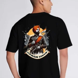 Udham Singh Tribute Oversized T-Shirt