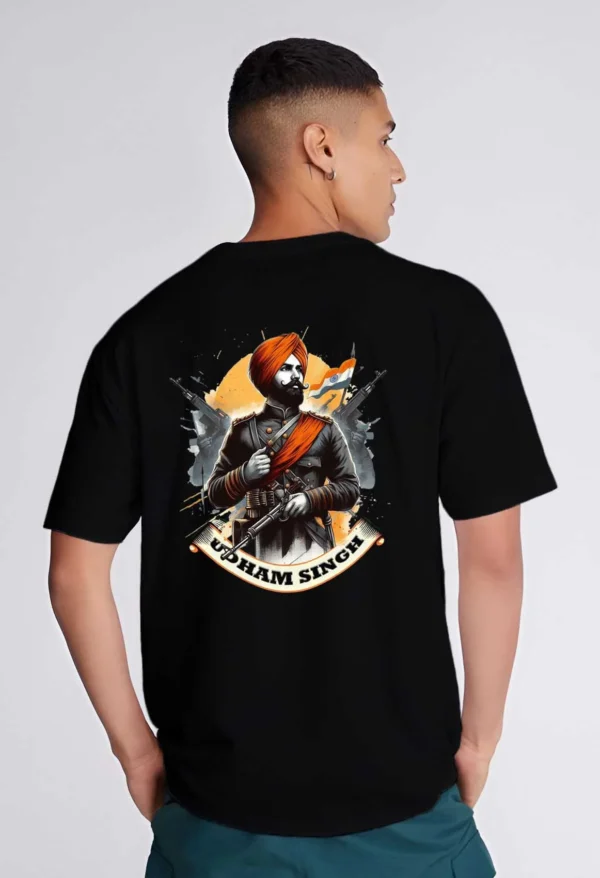 Udham Singh Tribute Oversized T-Shirt