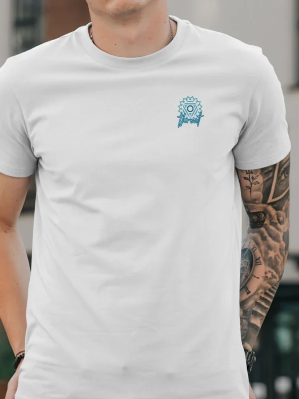 Chakra(Throat) half round t-shirt - Image 2