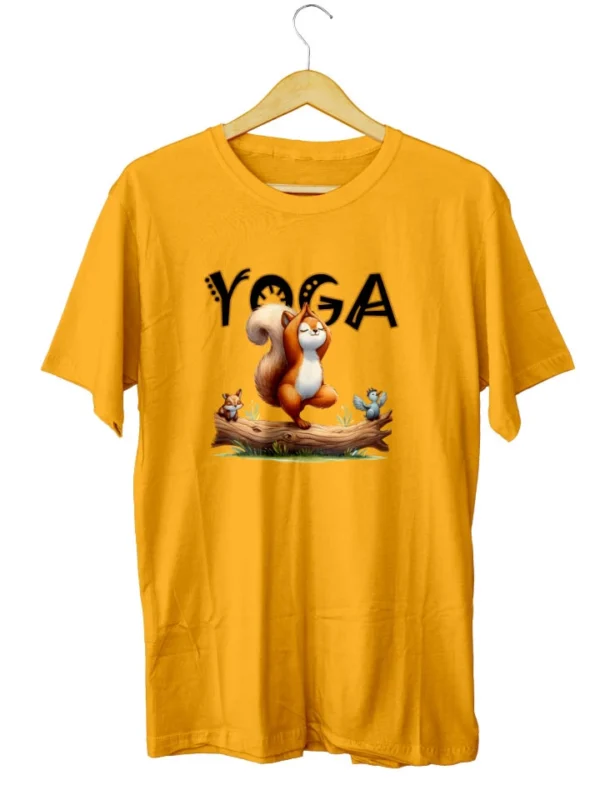 Yoga Squirrel Oversized T-Shirt