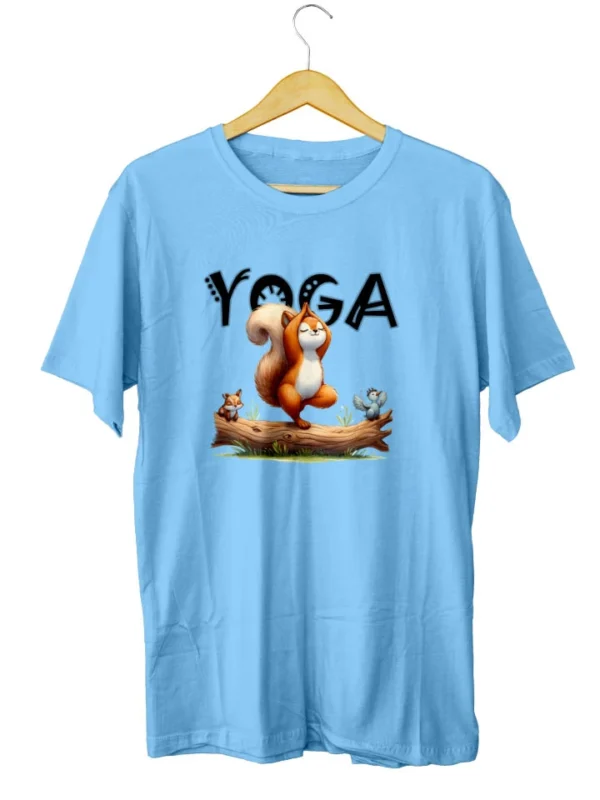 Yoga Squirrel Oversized T-Shirt - Image 3
