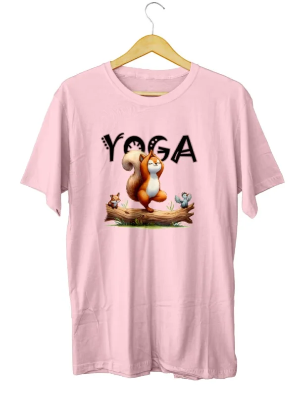 Yoga Squirrel Oversized T-Shirt - Image 2