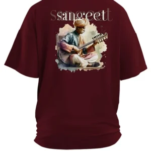  Oversized Man Play Sangeet T-Shirt