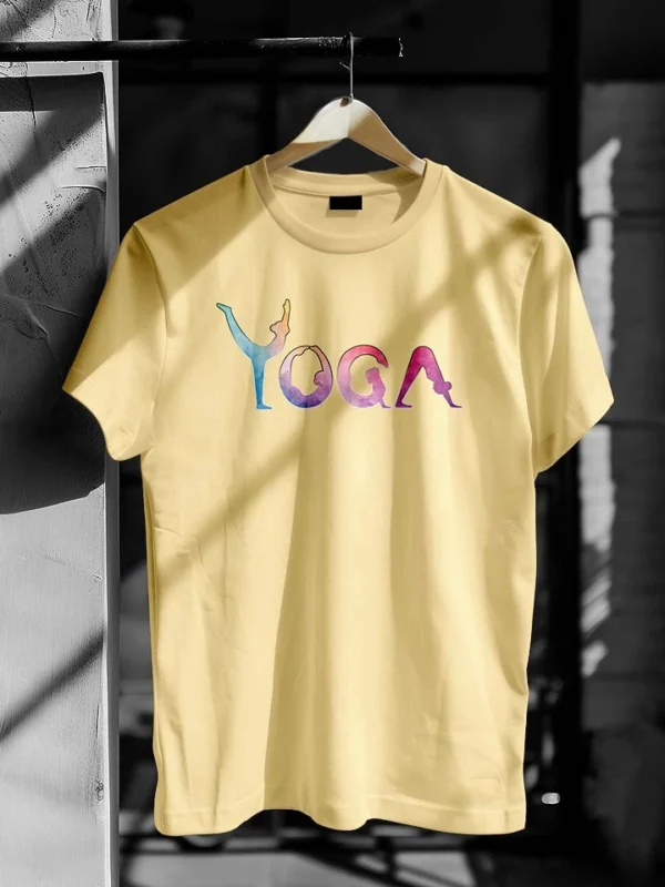 Half Sleeveyoga body posture T-Shirt - Image 3