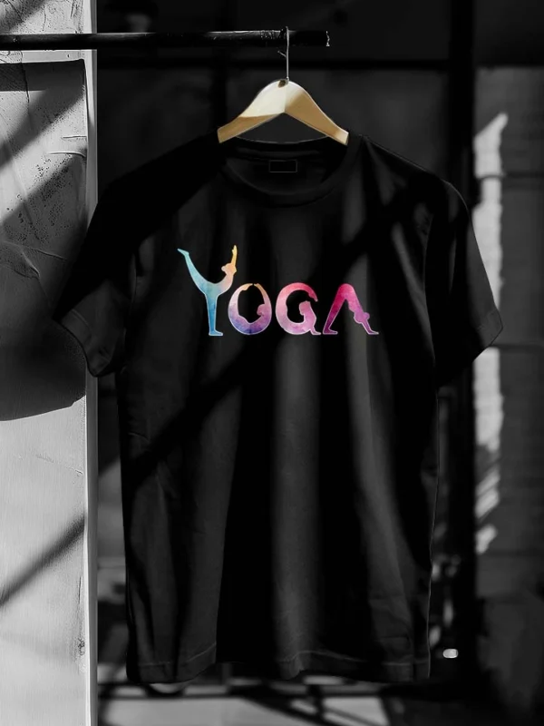Half Sleeveyoga body posture T-Shirt - Image 2