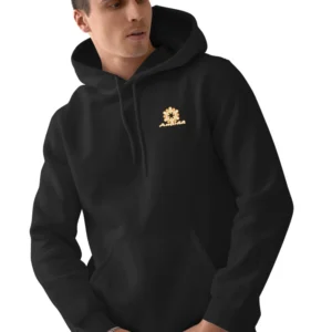 Hooded Sweatshirt Black/White for Men