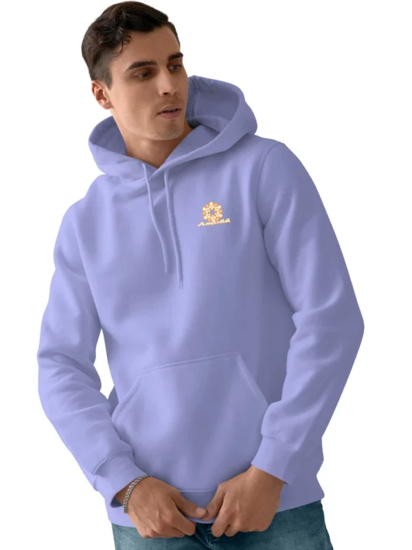 Hooded Sweatshirt Lavender/Lite pink for Men