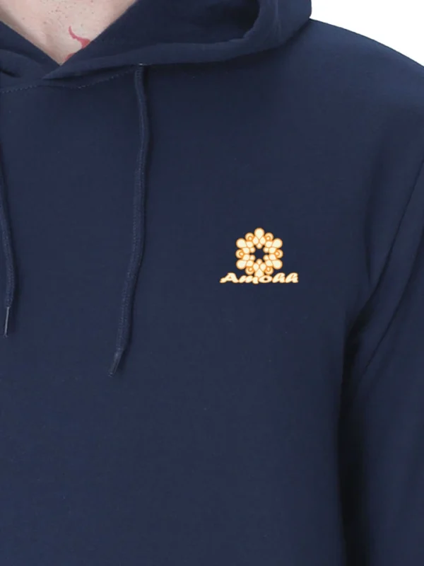 Hooded Sweatshirt Baby blue/Navy blue for Men - Image 3